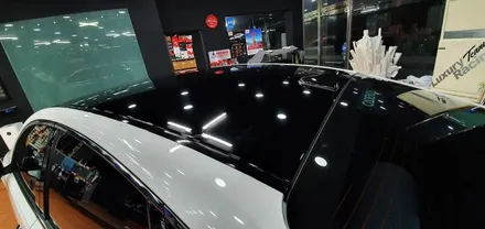 광주랩핑 기아 K7 블랙 PPF 루프스킨 시공 닥터나이프 카스킨 / 광주 북구 중흥동