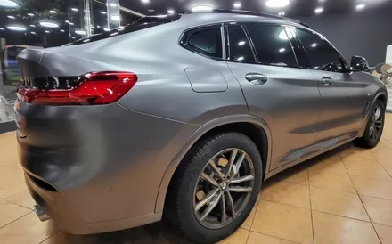 광주랩핑 bmw X4 사틴다크 그레이 전체랩핑 시공 / 광주 북구 중흥동