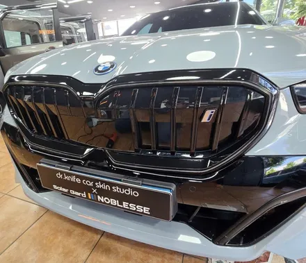광주랩핑 bmw i5 아이코닉글로우 그릴 블랙 랩핑 시공 / 광주 북구 중흥동