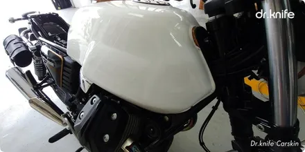 광주 바이크랩핑 모토구찌 V7 부분랩핑 시공 닥터나이프 / 광주 북구 중흥동