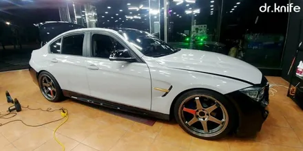 광주전체랩핑 BMW 320d 전체랩핑 시공 닥터나이프 카스킨 / 광주 북구 중흥동