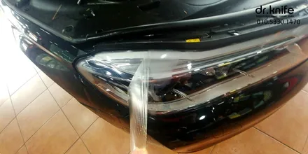 광주랩핑 bmw 730ld 라이트 & 테일램프 필름 광주카스킨 / 광주 북구 중흥동