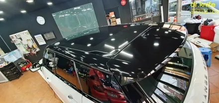 광주랩핑 레인지로버 이보크 + 레인지로버 벨라 루프스킨 시공 / 광주 북구 중흥동