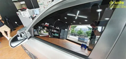 광주썬팅 현대 아반떼 HD 솔라가드 차콜 전체썬팅 시공 / 광주 북구 중흥동