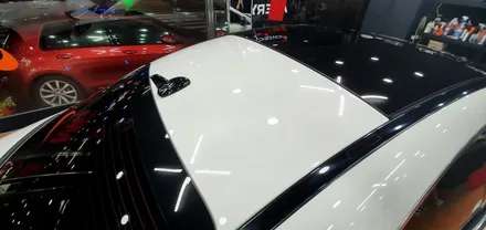 광주랩핑 벤츠 A45 AMG 사틴블랙 전체랩핑 시공 닥터나이프 / 광주 북구 중흥동
