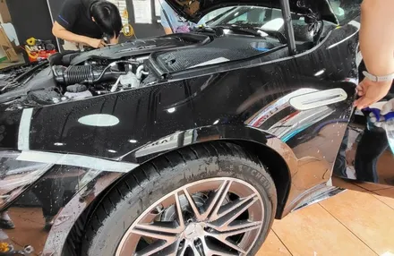광주ppf 벤츠amg gt 프런트ppf시공 / 광주 북구 중흥동
