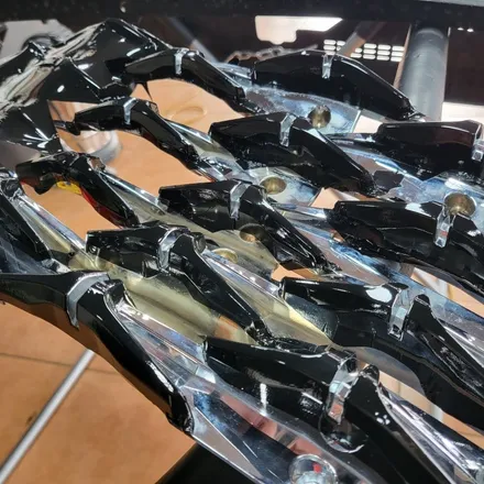 광주랩핑 기아 K7 크롬딜리트 랩핑 휠도색시공 / 광주 북구 중흥동