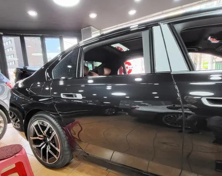 광주랩핑 bmw 740i 크롬딜리트시공 / 광주 북구 중흥동