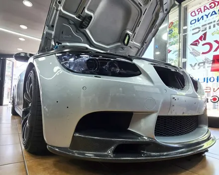 광주고광택랩핑 bmw e92 m3 오벨 고광택 사틴 블랙 전체랩핑 시공 / 광주 북구 중흥동