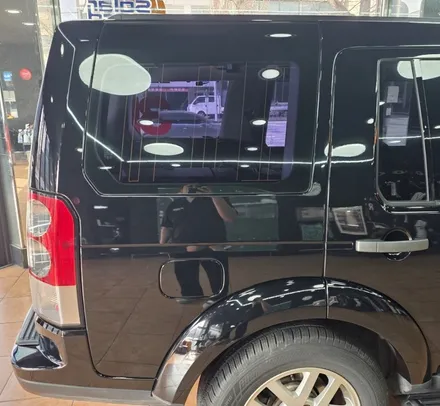 광주랩핑 디스커버리4 오벨 블랙 전체랩핑 시공 / 광주 북구 중흥동