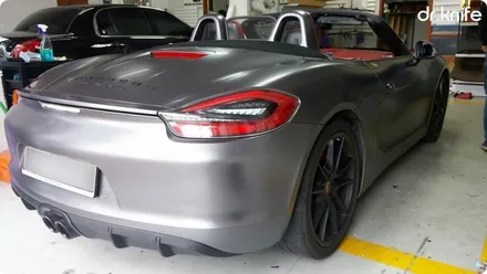 광주랩핑 포르쉐 GTS 박스터 전체랩핑 시공 닥터나이프 카스킨 / 광주 북구 중흥동