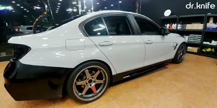 광주전체랩핑 BMW 320d 전체랩핑 시공 닥터나이프 카스킨 / 광주 북구 중흥동