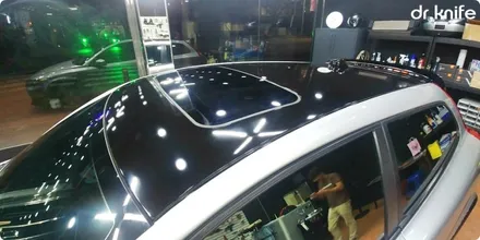 광주랩핑 볼보 C30  전체랩핑 솔라가드 새턴시공 실내랩핑 / 광주 북구 중흥동