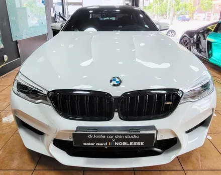 광주랩핑 제거 bmw m5 레드크롬 랩핑제거 / 광주 북구 중흥동