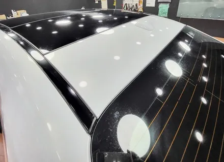 광주랩핑 벤츠 S450 전체랩핑 시공 / 광주 북구 중흥동