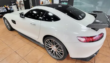 광주랩핑제거 벤츠 AMG GT 고광택 바이올렛 전체랩핑 제거 / 광주 북구 중흥동