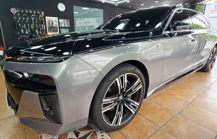 광주듀오톤랩핑 bmw the7 고광택 블랙 듀오톤랩핑 시공 / 광주 북구 중흥동