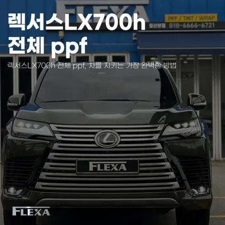 렉서스LX700h 전체 ppf, 차를 지키는 가장 완벽한 방법 / 고양시 원흥동
