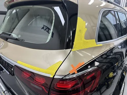 벤츠 GLS600 MAYBACH 상단 투톤 샴페인골드 고광택 랩핑 +코치라인 시공, 차량 보호 시공의 첫걸음입니다 / 고양시 원흥동
