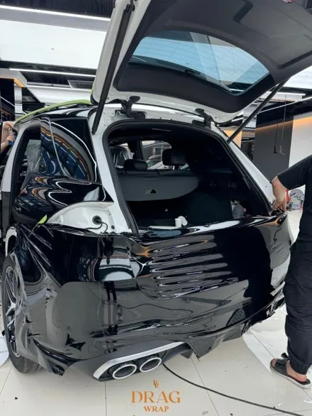 랩핑으로 태어난 새로운 프리미엄, 벤츠 gle 53 amg 고광택 블랙 랩핑 / 고양시 원흥동