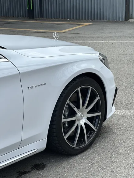 S63 amg 스틱스 고광택 펄화이트 전체 랩핑 시공, 고급 차는 고급 랩핑으로 보호해야 합니다 / 고양시 원흥동