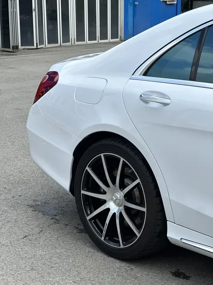 S63 amg 스틱스 고광택 펄화이트 전체 랩핑 시공, 고급 차는 고급 랩핑으로 보호해야 합니다 / 고양시 원흥동