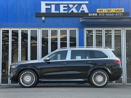 벤츠 GLS600 MAYBACH 상단 투톤 샴페인골드 고광택 랩핑 +코치라인 시공, 차량 보호 시공의 첫걸음입니다 / 고양시 원흥동