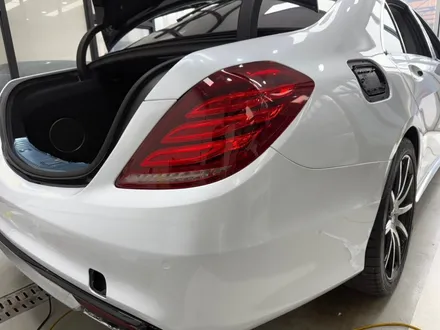 S63 amg 스틱스 고광택 펄화이트 전체 랩핑 시공, 고급 차는 고급 랩핑으로 보호해야 합니다 / 고양시 원흥동