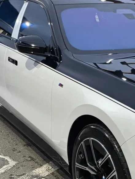 BMW 7시리즈 상단듀오톤 랩핑 시공, 고급 차의 화려한 변신 / 고양시 원흥동