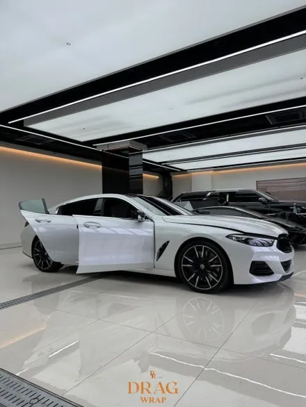 오버랩 최소화로, 도장면 퀄리티! BMW 850i 8시리즈 전체 랩핑 시공 / 고양시 원흥동