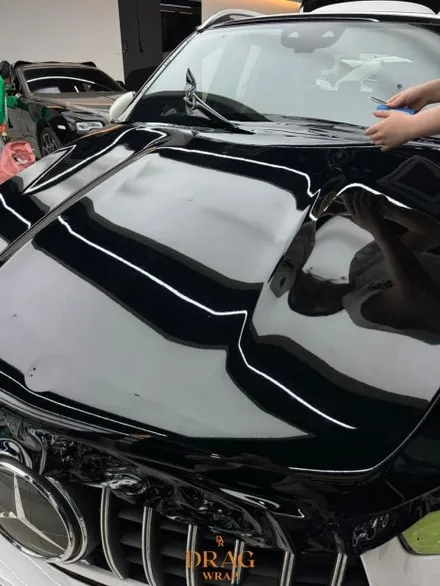 랩핑으로 태어난 새로운 프리미엄, 벤츠 gle 53 amg 고광택 블랙 랩핑 / 고양시 원흥동