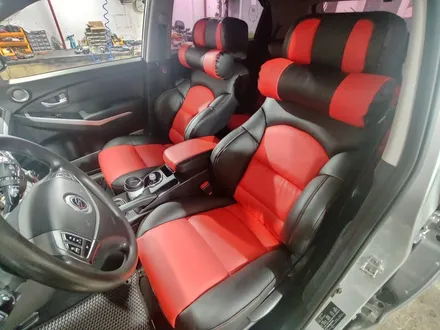 쌍용 티볼리 차량 다이아몬드 퀄팅 디자인 리무진시트 , 콘솔 트리밍 병행 작업 // 남양주 다산동 \