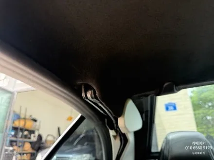 푸조 308cc 컨버터블 천장 트리밍 복원 블랙컬러 스웨이드 헤드라이너 수리 작업기 / 남양주시 다산동