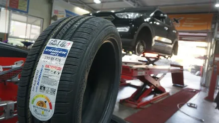 [순천타이어맥스] 싼타페DM+크루젠HP71+235/55R19+3D얼라이먼트+고속바란스+진동바란스 / 순천, 여수, 광양