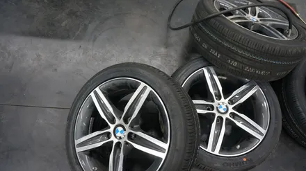 [순천타이어맥스] BMW+118D+마제스티KU50+225/45R17+3D얼라이먼트+진동바란스+캘리퍼도색 / 순천, 여수, 광양