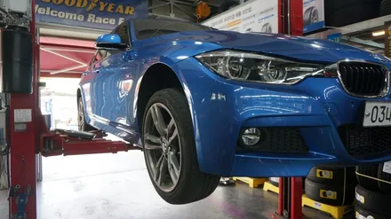 [순천타이어맥스] BMW+F30+320D+타이어교환+미쉐린런플랫+순천런플랫타이어 / 순천, 여수, 광양