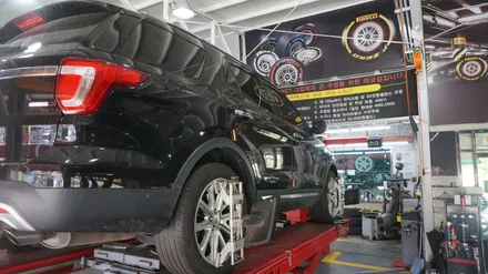 [순천타이어맥스] 포드익스플로러+265/50R20+크루젠HP71+3D얼라이먼트+레이져바란스+6P브레이크예약 / 순천, 여수, 광양
