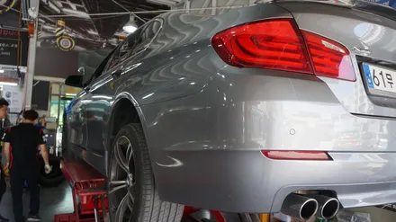 [순천타이어맥스] BMW+F10+스톰다운스프링+528I+3D얼라이먼트 / 순천, 여수, 광양