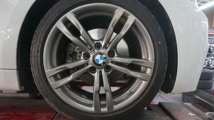 [순천타이어맥스] BMW+F30+320I+브리지스톤S001+런플랫타이어교환+3D얼라이먼트+레이져바란스 / 순천, 여수, 광양