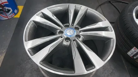 [순천타이어맥스] 벤츠E300+245/40ZR18+금호마제스티+휠복원+3D얼라이먼트+질소주입 / 순천, 여수, 광양