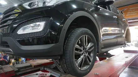 [순천타이어맥스] 싼타페DM+크루젠HP71+235/55R19+3D얼라이먼트+고속바란스+진동바란스 / 순천, 여수, 광양