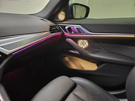 BMW i4 전기차 무빙 엠비언트 라이트 시공 후기, 순정연동으로 완성한 실내 감성 튜닝 / 부천시 도당동