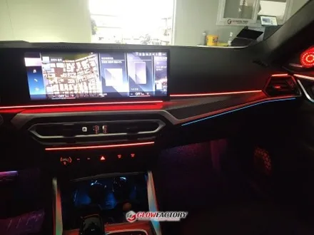 BMW i4 엠비언트 RGB 방식으로 완성된 미래지향적인 실내 / 부천시 도당동