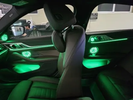 BMW i4 엠비언트 광량업 튜닝, 전기차 튜닝은 안전한 무배선 시공으로! / 부천시 도당동