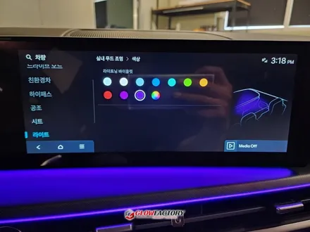 싼타페 MX5 엠비언트 시공 균형있는 감성 시공 RGB 튜닝 완료 / 부천시 도당동