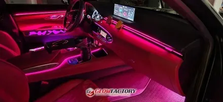 제네시스 GV70 엠비언트 글로우모션의 무빙모션이 만들어내는 영화같은 디자인 / 부천, 광명, 인천, 서울 강서