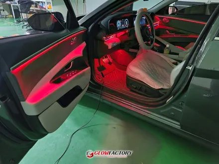 아반떼cn7 엠비언트 무드등 라이트 순정보다 더 순정같은 수제몰딩 / 부천, 광명, 인천, 서울 강서
