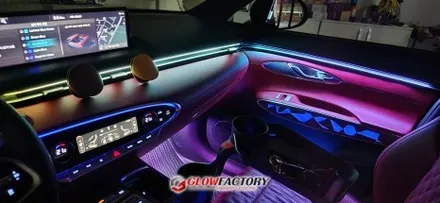 제네시스 GV70 엠비언트 글로우모션의 무빙모션이 만들어내는 영화같은 디자인 / 부천, 광명, 인천, 서울 강서