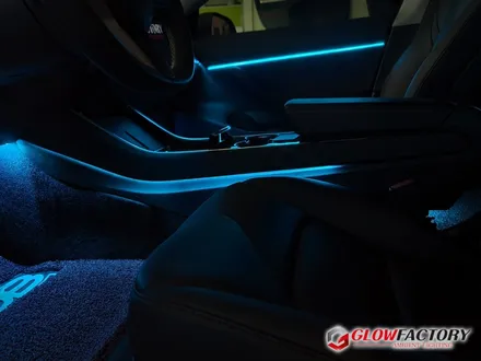 테슬라 모델3 엠비언트도 무빙 글로우모션 실내 무드등 인테리어 시공이 가능하다?! / 부천, 광명, 인천, 서울 강서