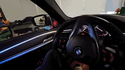 수원 BMW G바디 5시리즈 엠비언트 튜닝, 글로우모션에어의 시공 후기 / 부천시 도당동